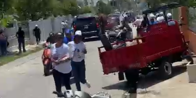 Incidente violento «empaña» cierre de campaña PRM en Barahona